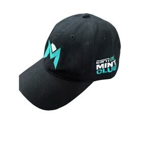 ESPN Bet Mint Club Hat Cap Men’s Black Strapback Embroidered NWOT